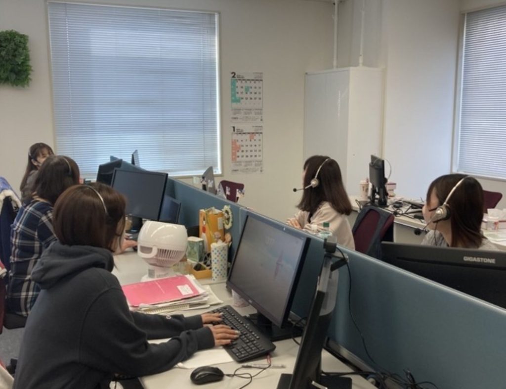バーンリペア札幌コンタクトセンター稼働風景