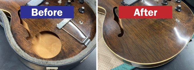 バーンリペア湘南_ギターの補修