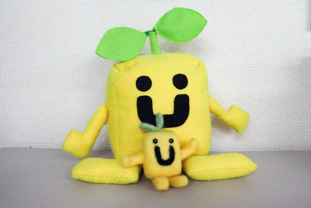 スタッフ手作りのホッシュくん 手芸好きも大歓迎